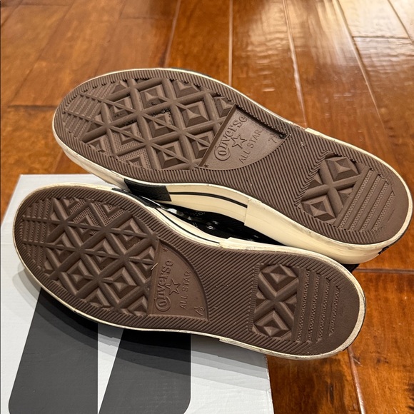 Converse Black and White High-Top Sneakers - Picture 5 of 13